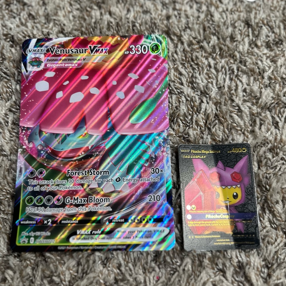 Venusaur VMAX Promo Card SWSH102